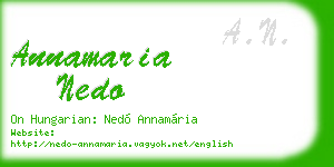 annamaria nedo business card