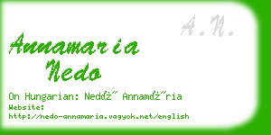 annamaria nedo business card